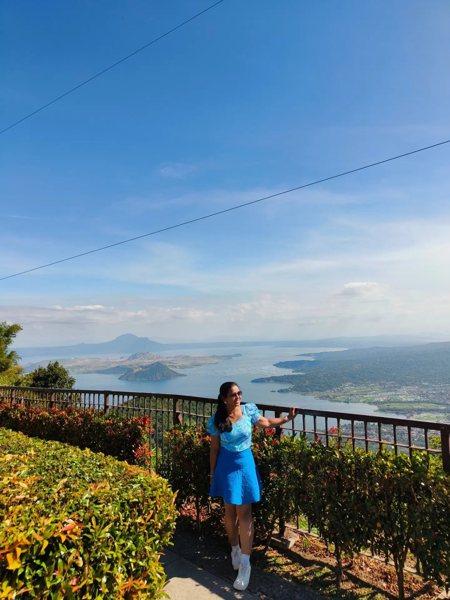 Taal Volcano tour visitor photo