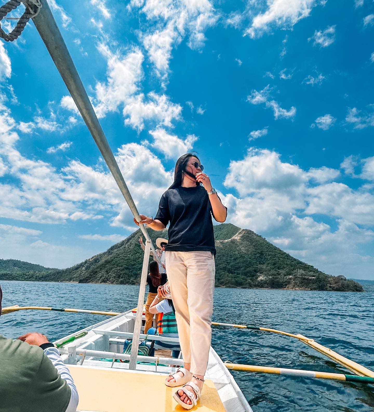Taal Volcano tour visitor photo