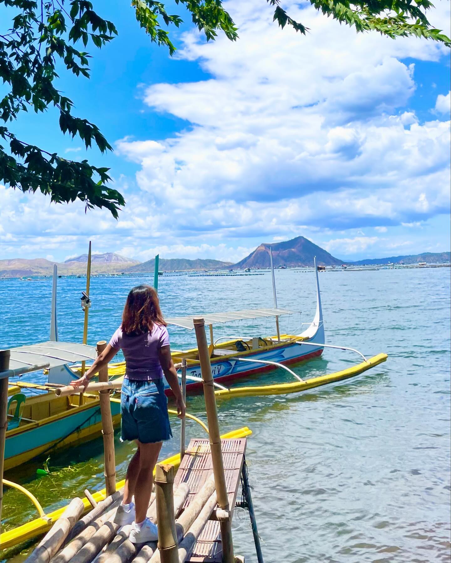 Taal Volcano tour visitor photo